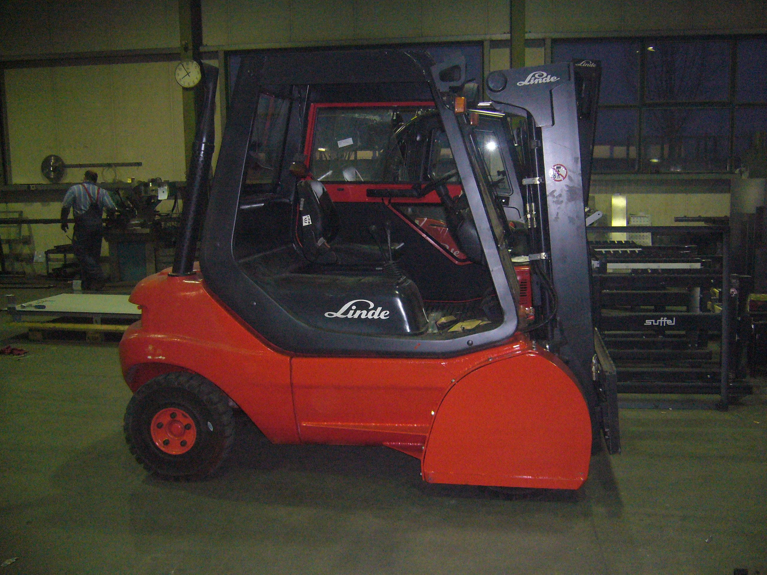 Verkleidung eines  Gabelstaplers