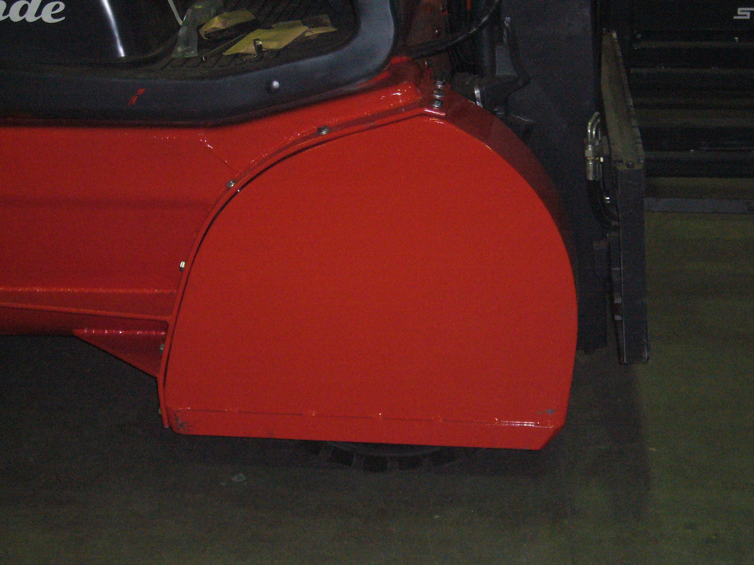 Verkleidung eines  Gabelstaplers